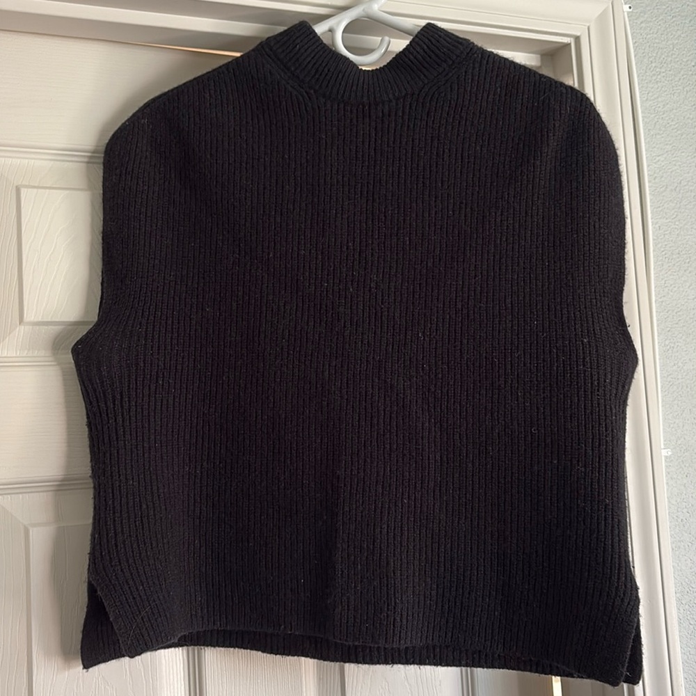 Boden Black High-neck Sweater Vest